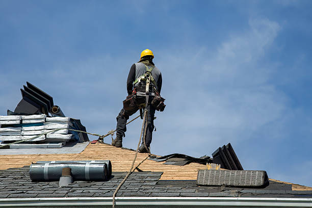 Professional Roofing technician working in Norwood, NJ